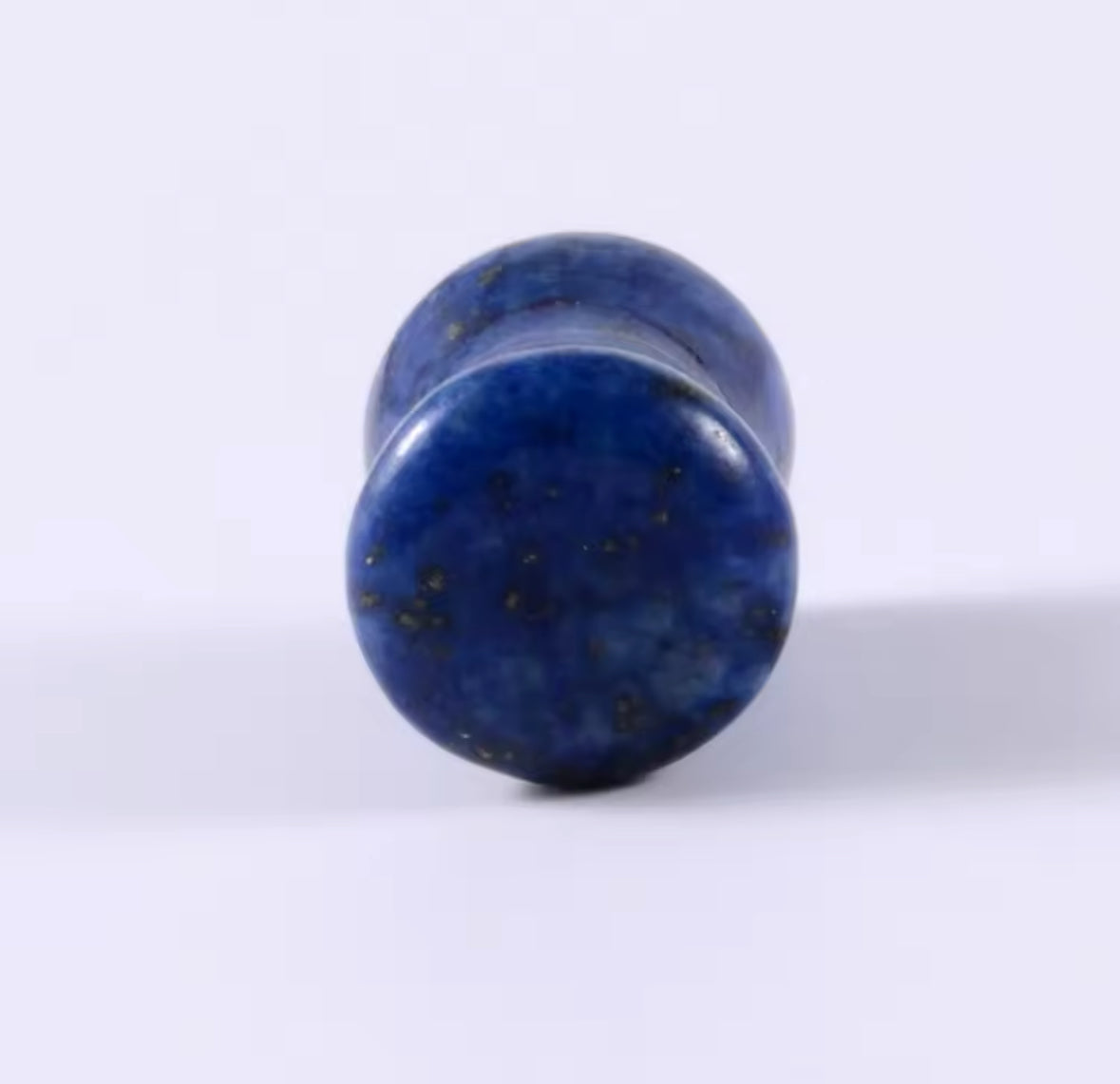 Lapis Lazuli Blue Stone Ear Plugs | Double Flare