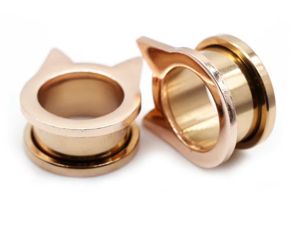 Kitty Cat Steel Tunnels | SCREW FIT Cats Plugs