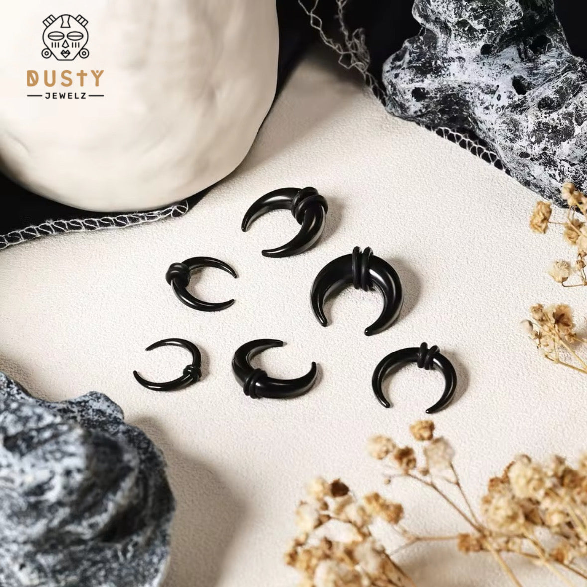 Steel Bull Taper Septum Pincher | Crescent Tapers | 16g-00g