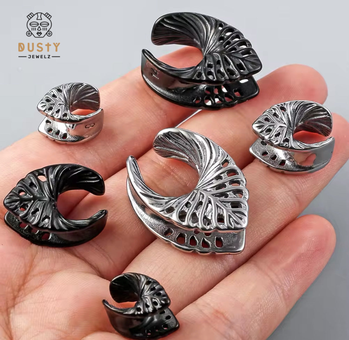 Rip Cage Saddle Ear Spreaders | Steel Plugs