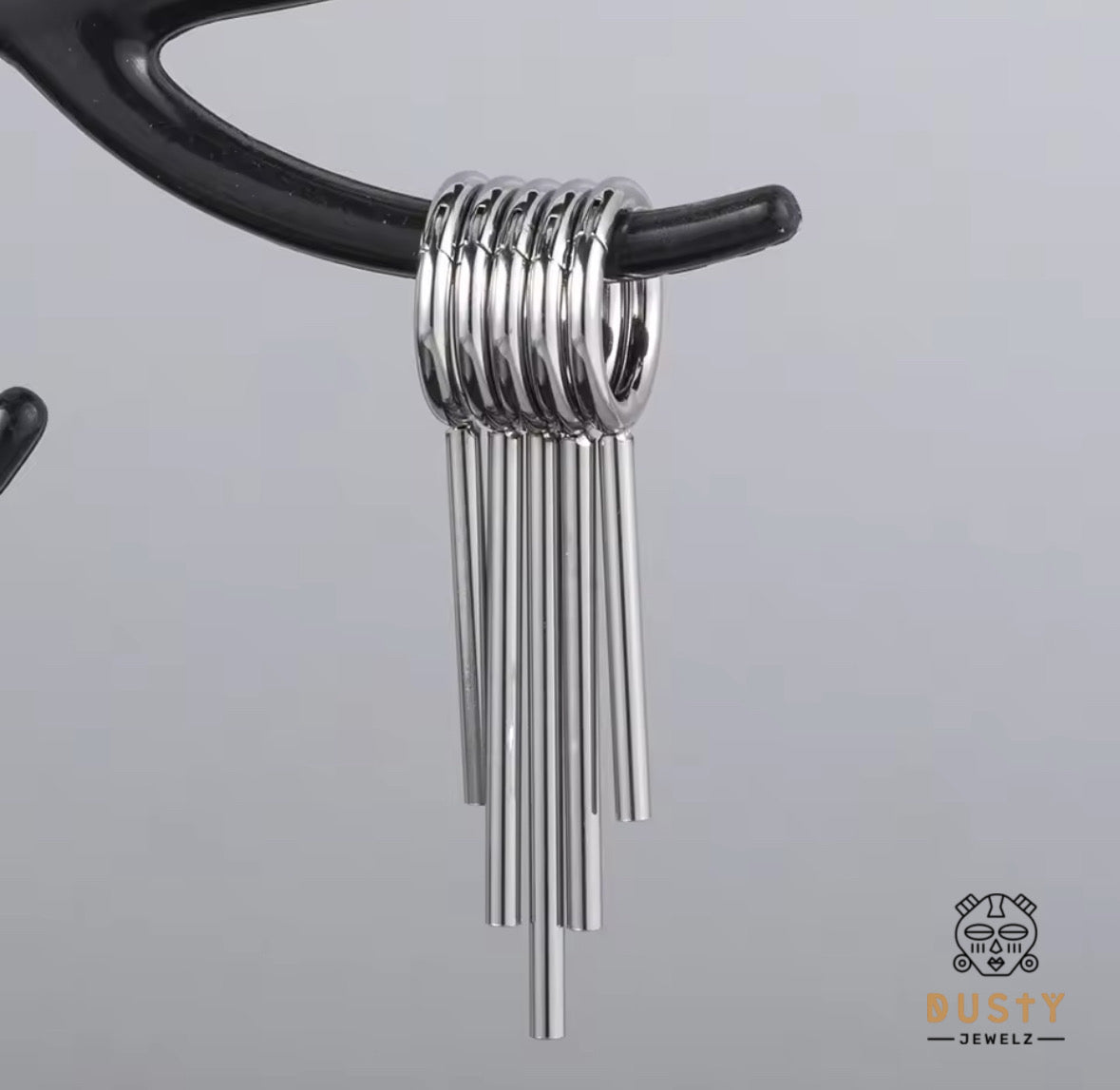 Sun Ray Multi Ring Stack For Stretched Ears | Clicker Stacking Rings