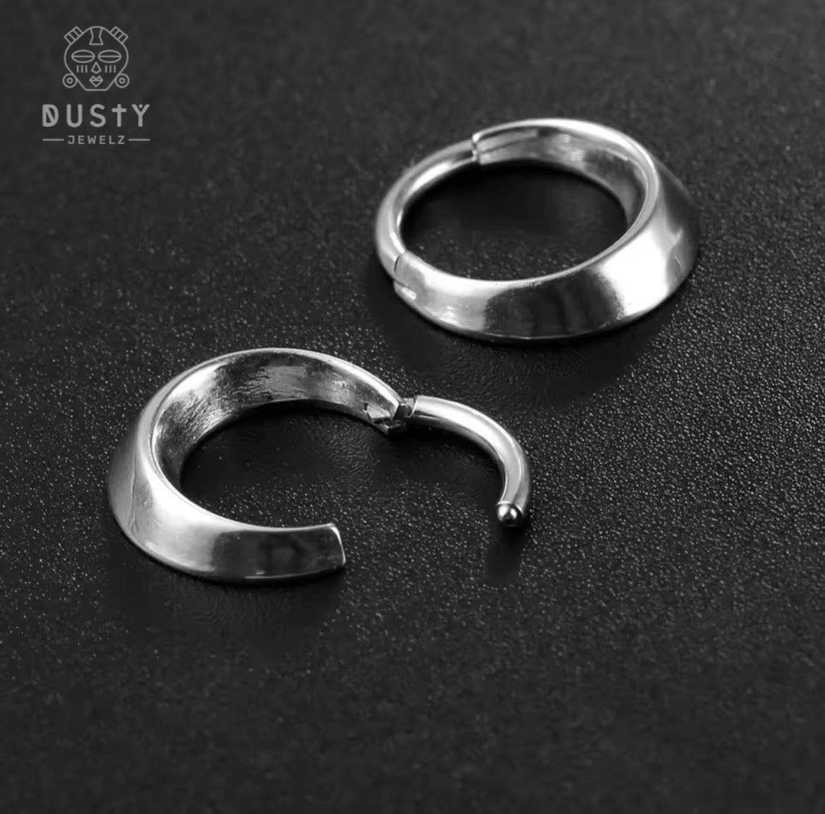 Chunky Edged Septum Clicker | Hinged Piercing Ring