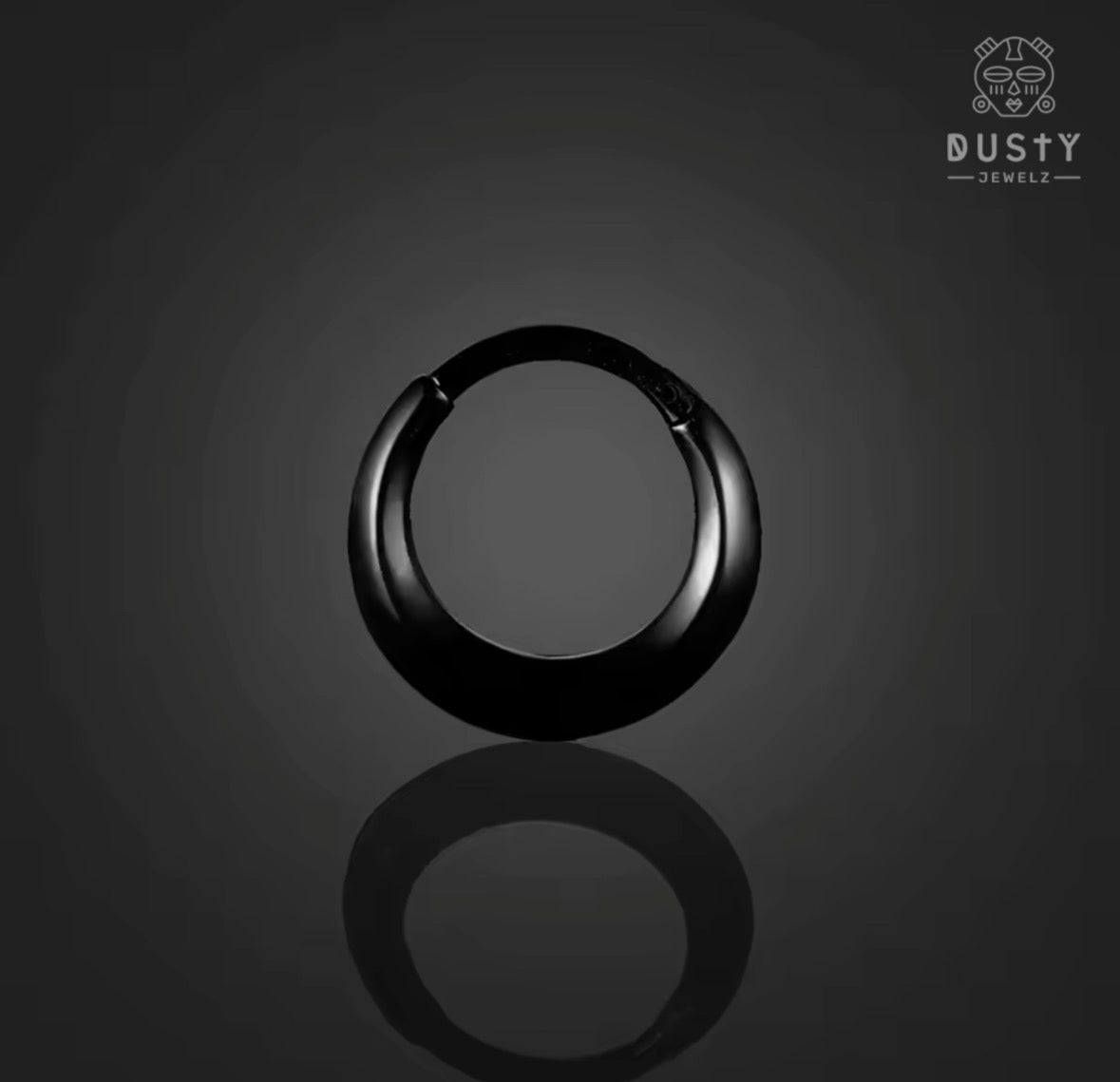Chunky Edged Septum Clicker | Hinged Piercing Ring