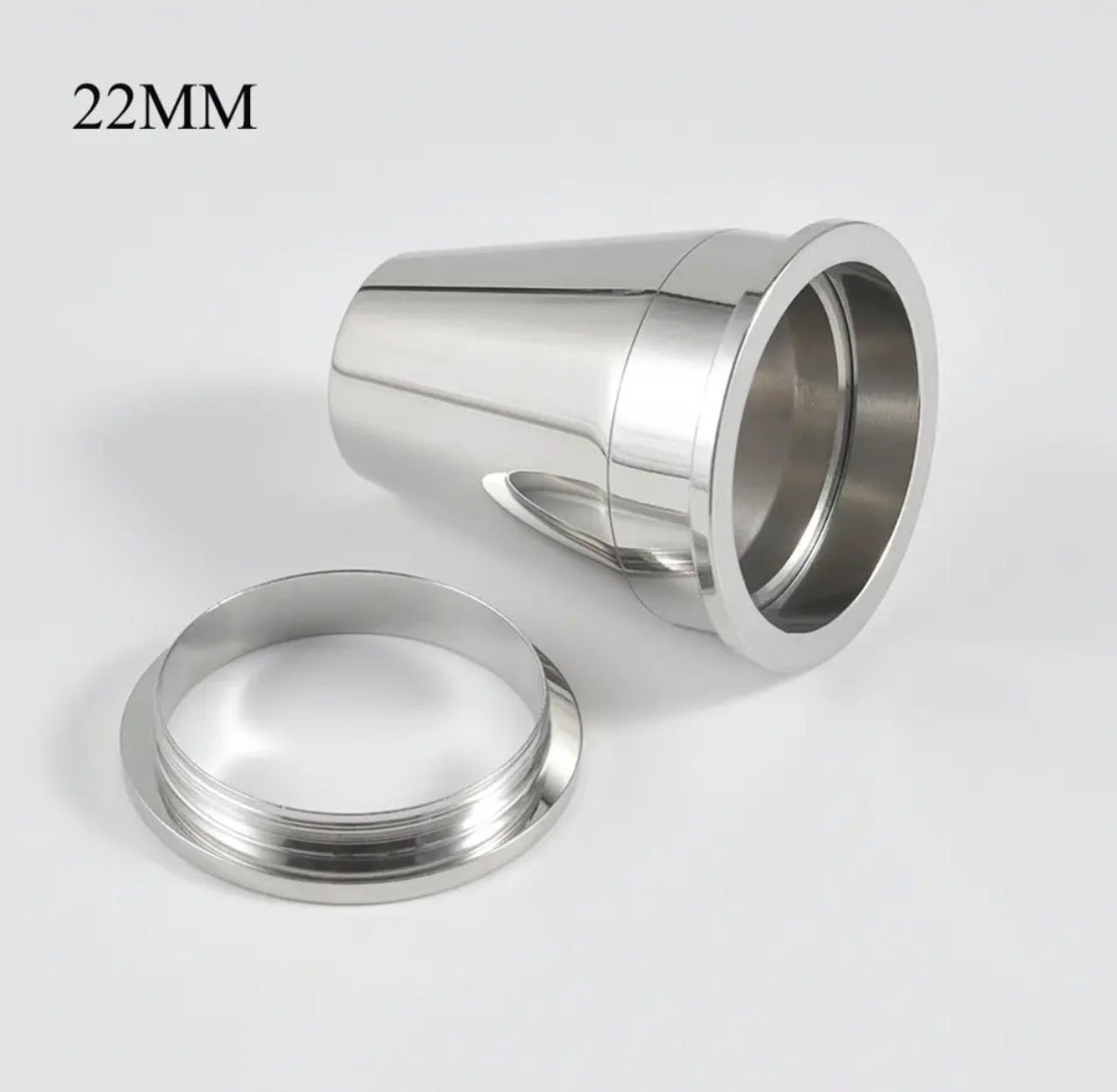 2 In 1 Taper & Tunnel Ear Stretching Set | Interchangeable Stainless Steel (3 Pieces) | From 22mm - 30mm - DustyJewelz