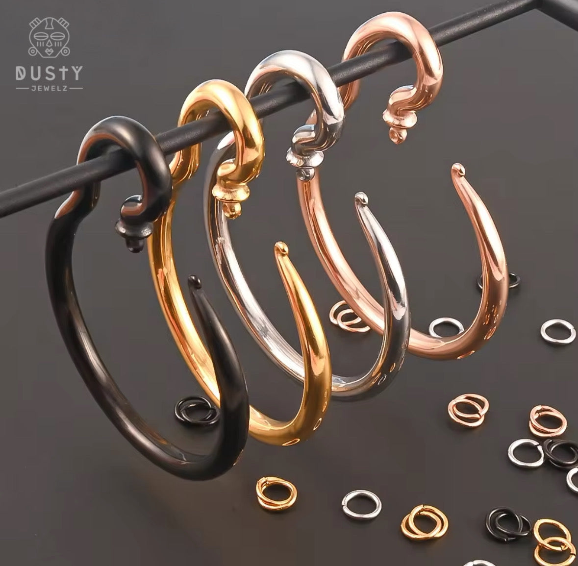 DIY Connector Gauged Hoops | Make Your Own Dangle Ear Weights
