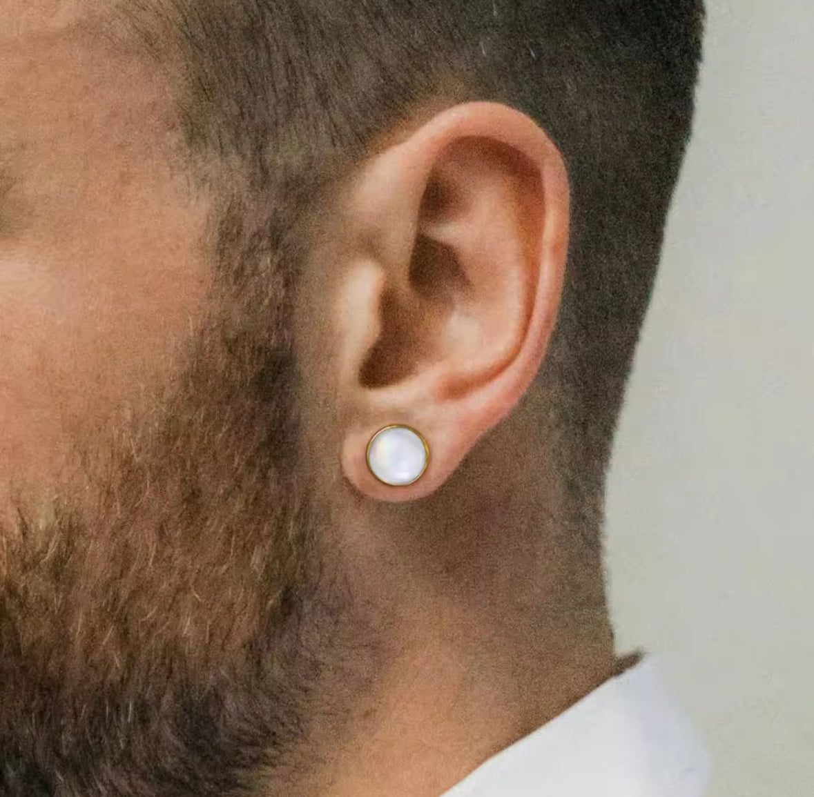 Shell Inlay Single Flare Steel Plugs | Dead Stretching Plug | Half Sizes
