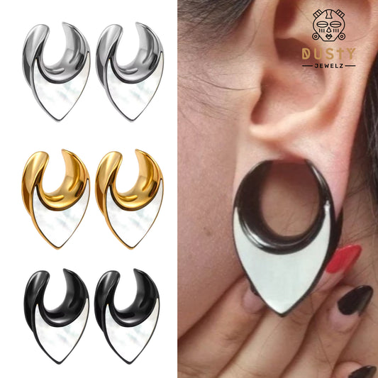 V- Shell Inlay Saddle Plugs | Teardrop Lobe Spreaders