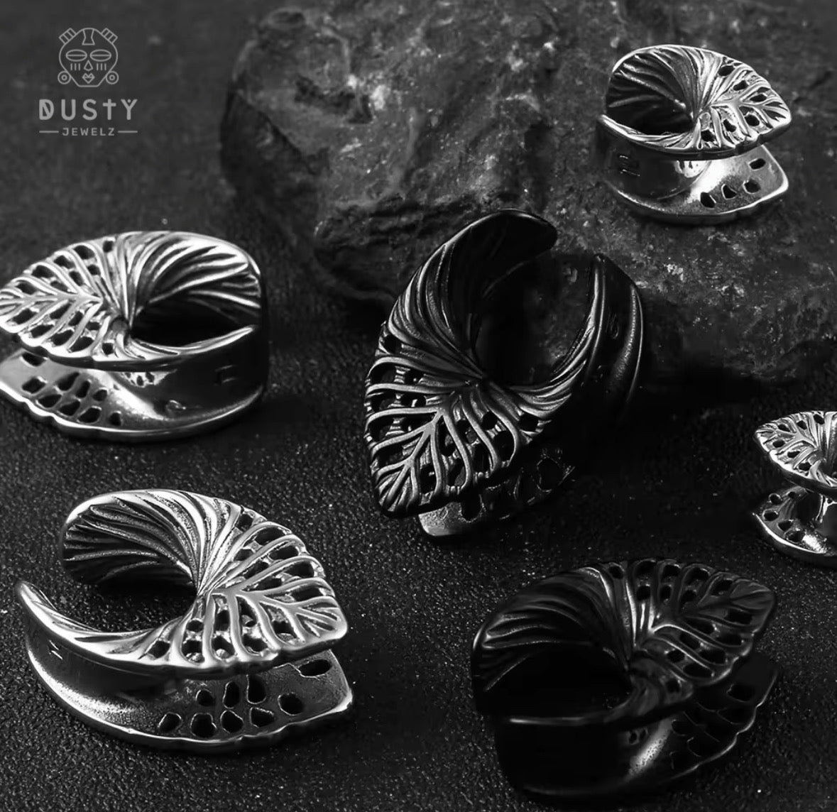 Rip Cage Saddle Ear Spreaders | Steel Plugs