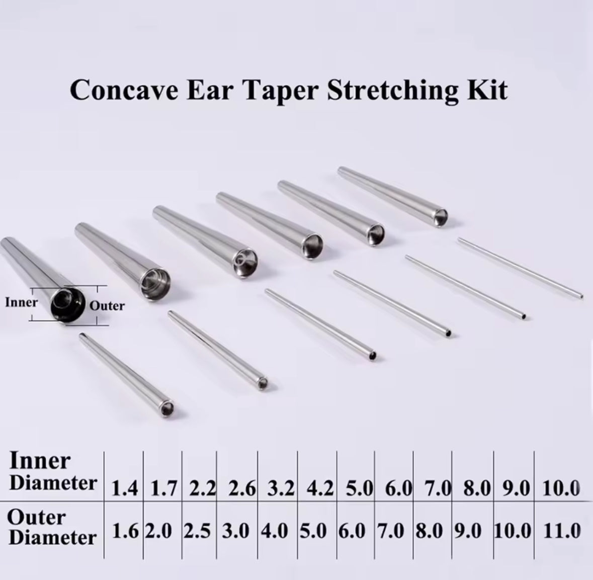 Rainbow Tapered Insertion Pin | TITANIUM Tapers