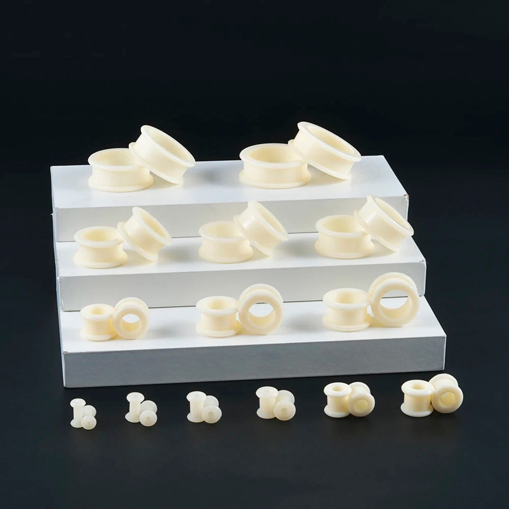 Extra Big Silicone Tunnels | Flexible Plugs | 3mm-76mm