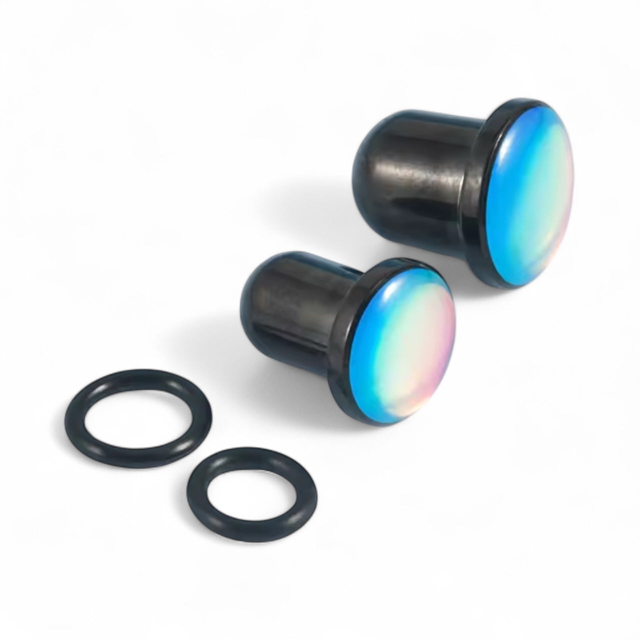 Hologram Steel Plugs | Single Flare