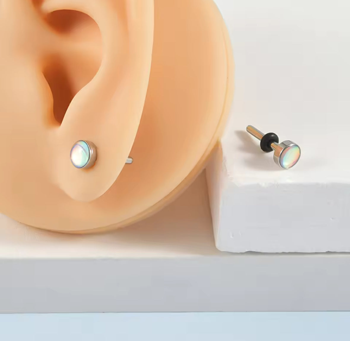 Hologram Steel Plugs | Single Flare