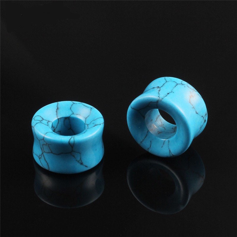 Natural Stone Tunnels | Double Flare Ear Plugs