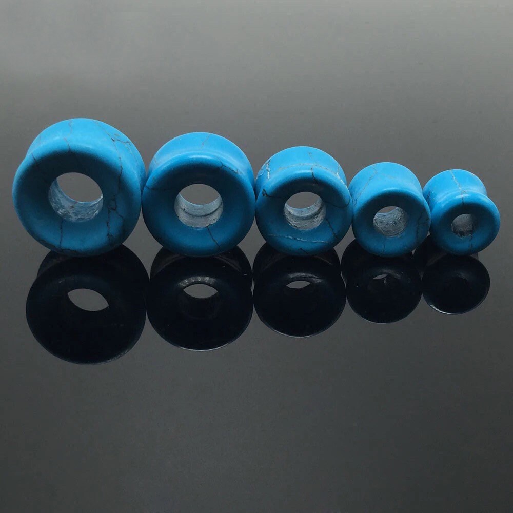 Natural Stone Tunnels | Double Flare Ear Plugs