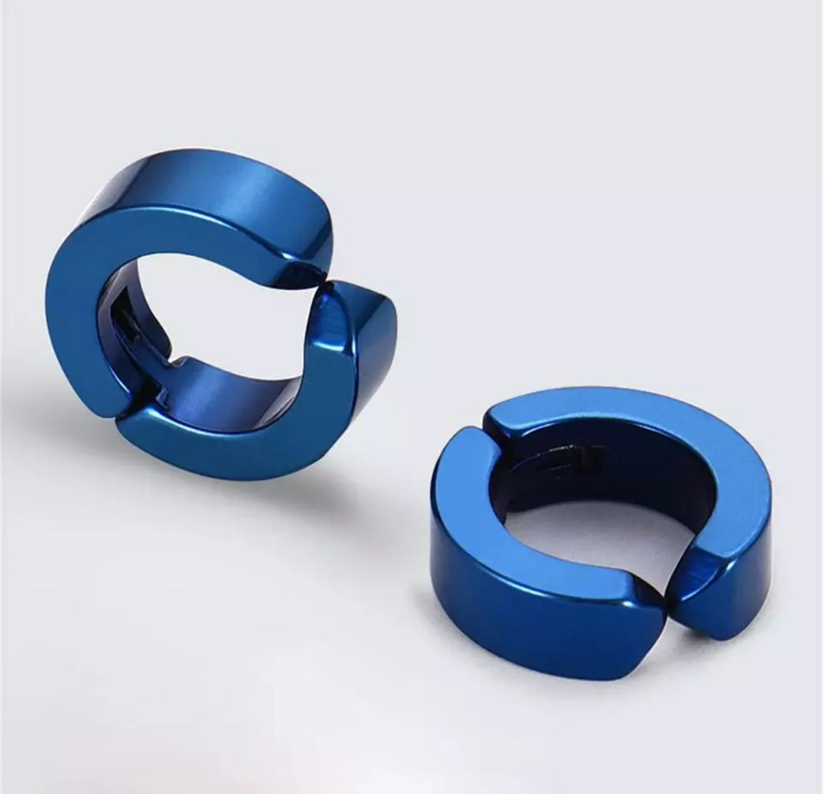 Clip On Hoop Ear Cuffs | Non Piercing Fake Earring Huggies