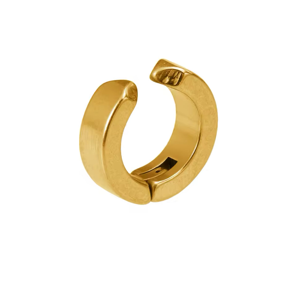 Clip On Hoop Ear Cuffs | Non Piercing Fake Earring Huggies