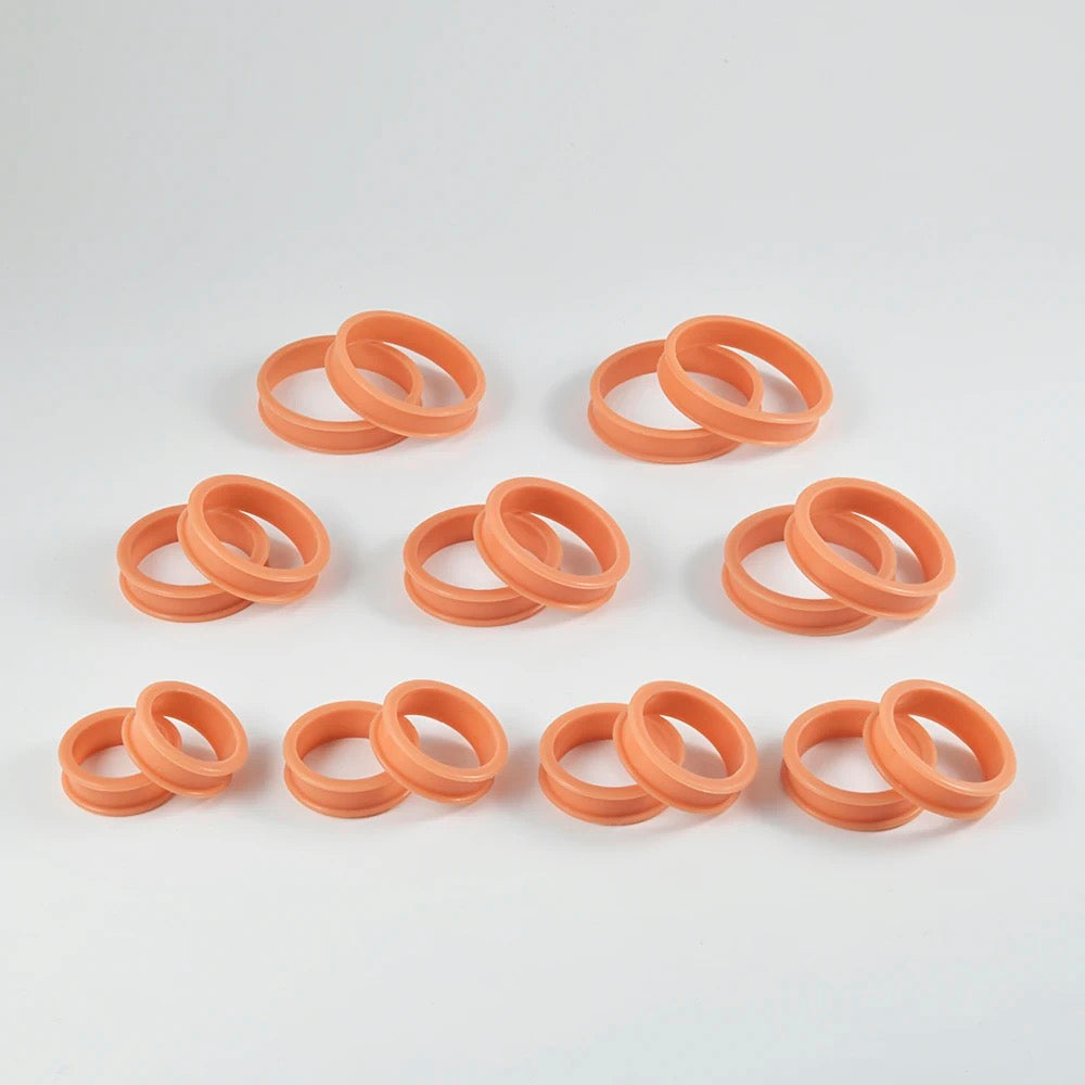 Extra Big Silicone Tunnels | Flexible Plugs | 3mm-76mm