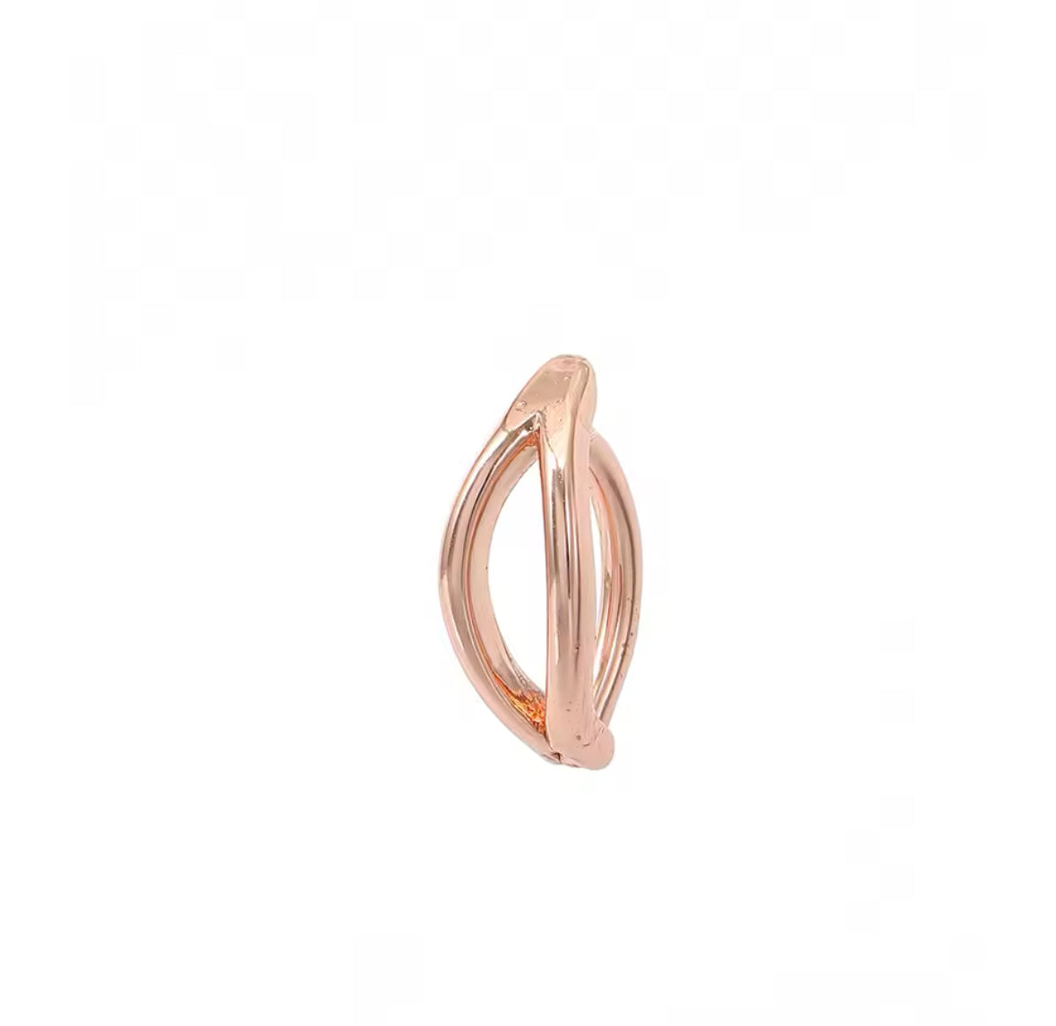 Double Bar Belly Button Clicker | Steel Rail Navel Ring