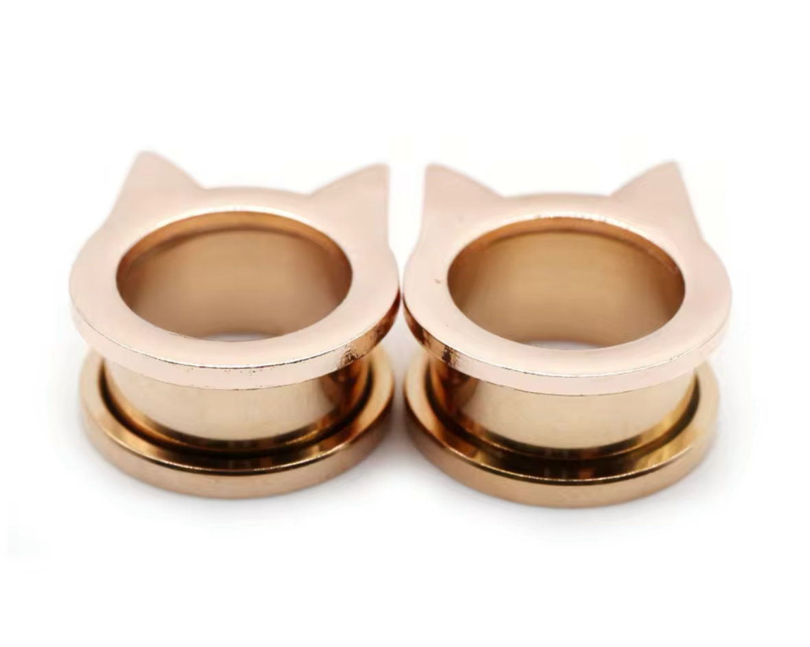Kitty Cat Steel Tunnels | SCREW FIT Cats Plugs