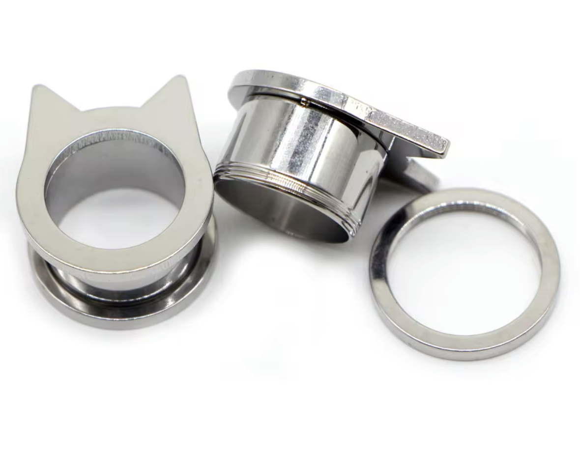 Kitty Cat Steel Tunnels | SCREW FIT Cats Plugs