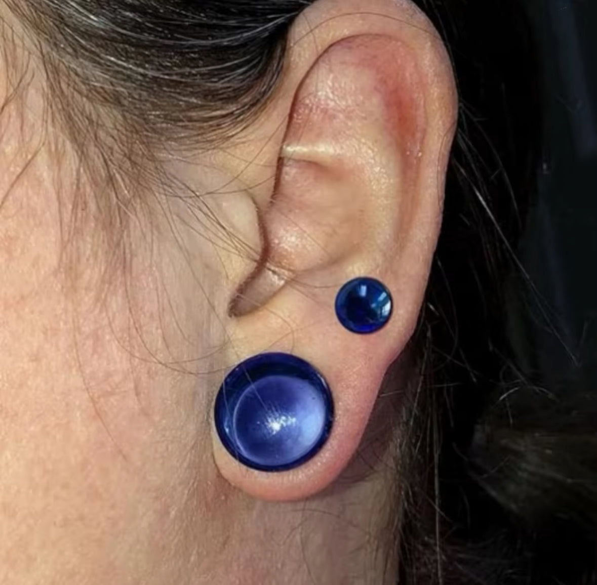 Glass Plugs | Single Flare | Rubber O - Ring