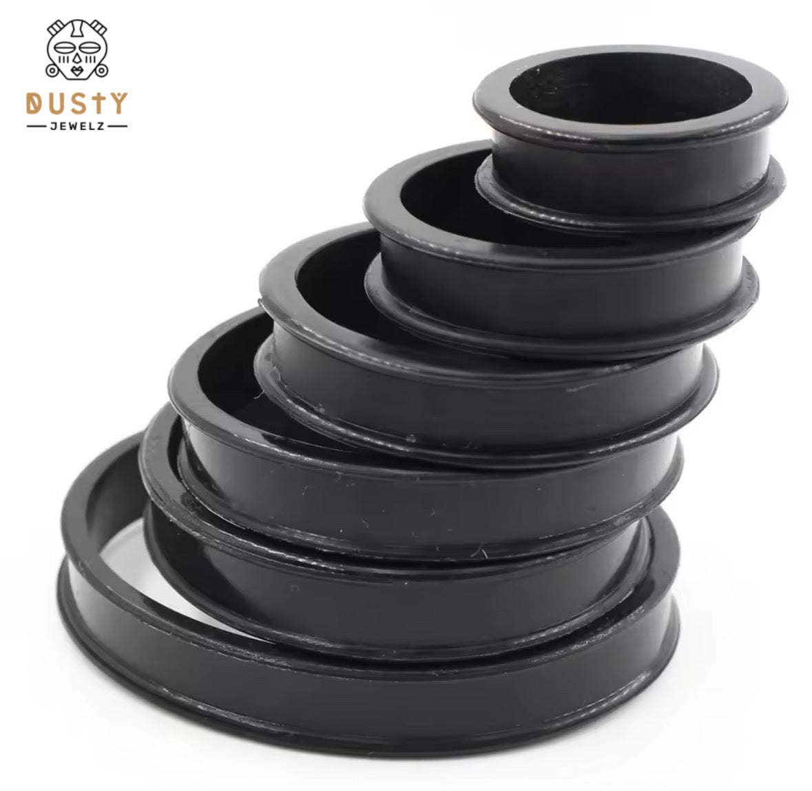 Extra Big Silicone Tunnels | Flexible Plugs | 3mm-76mm