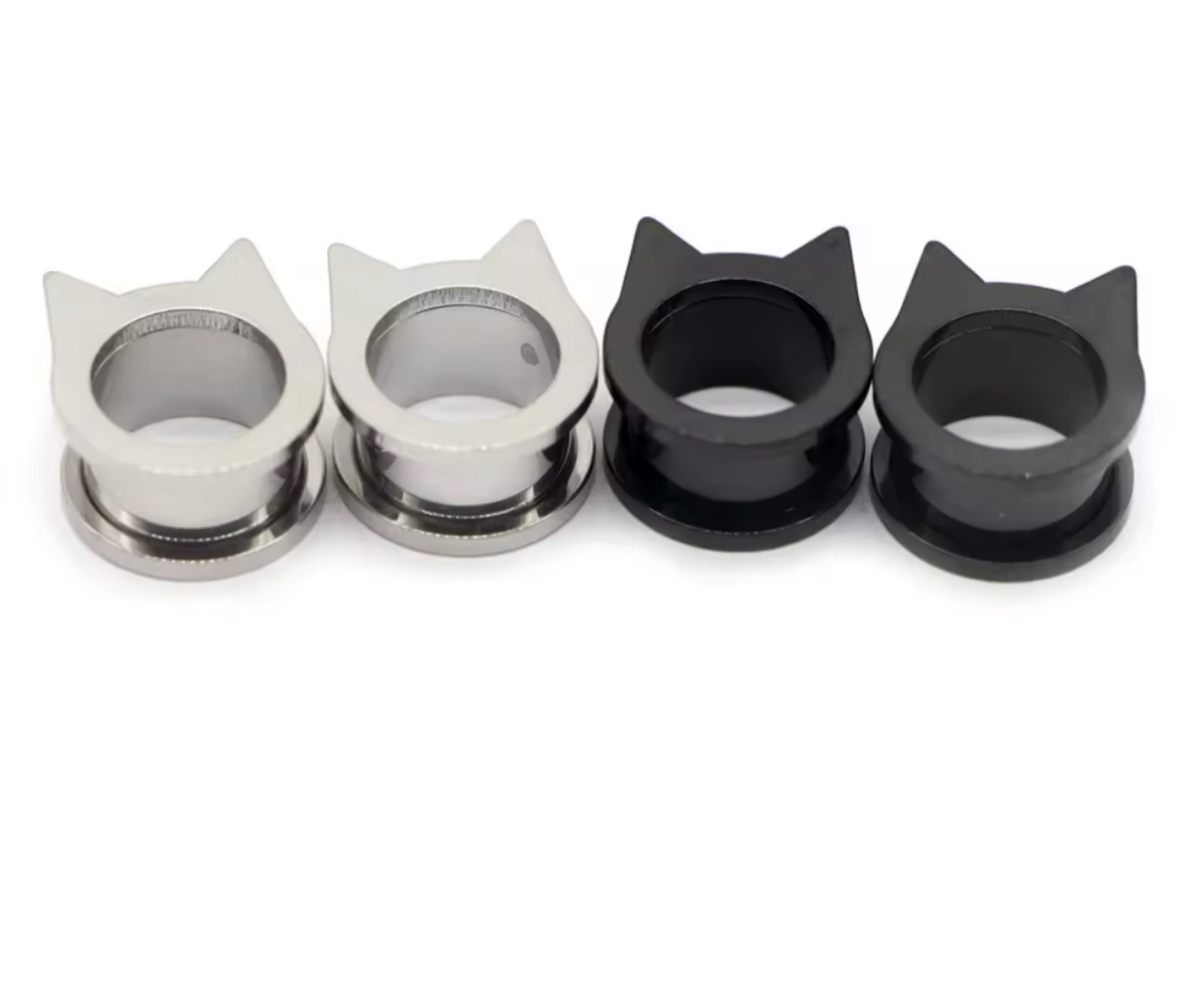 Kitty Cat Steel Tunnels | SCREW FIT Cats Plugs