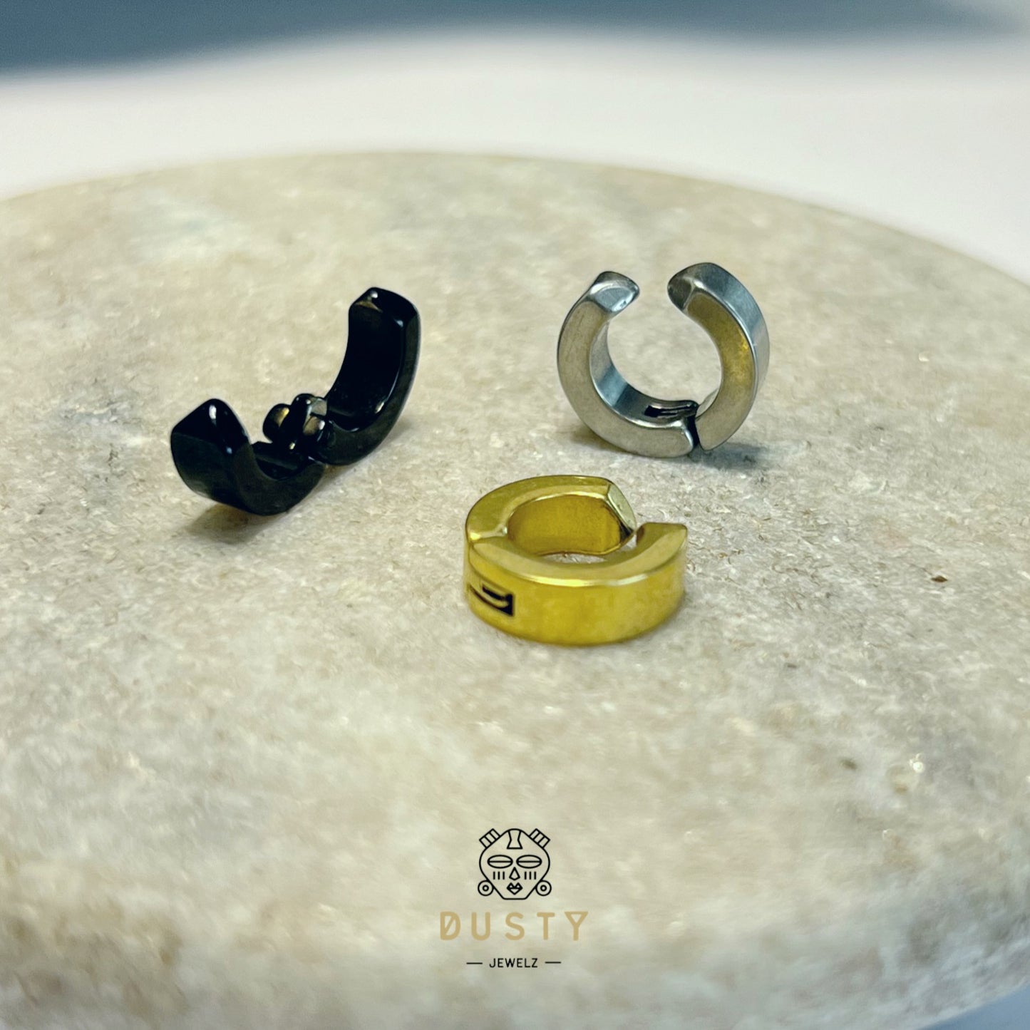 Clip On Hoop Ear Cuffs | Non Piercing Fake Earring Huggies