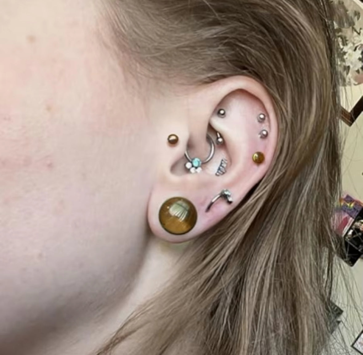 Glass Plugs | Single Flare | Rubber O - Ring