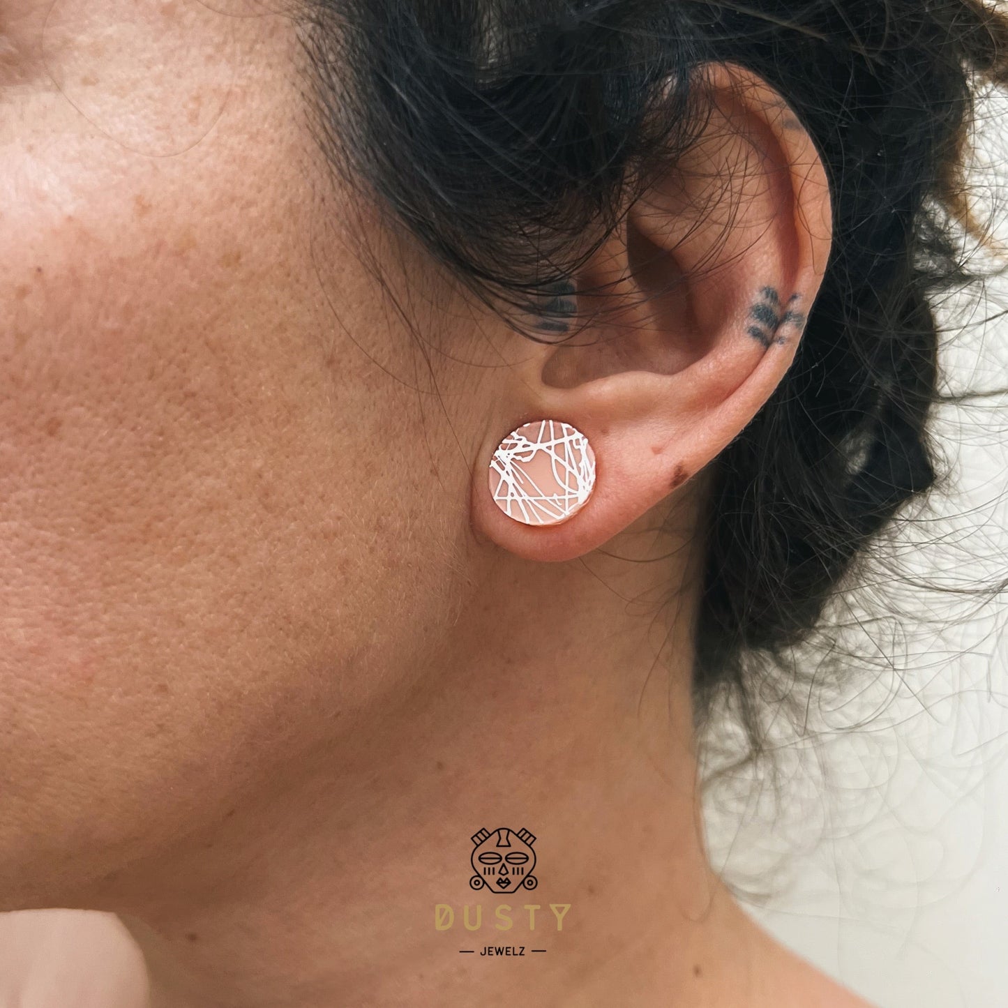 Extra Big Silicone Plugs | Double Flare | Splatter Paint