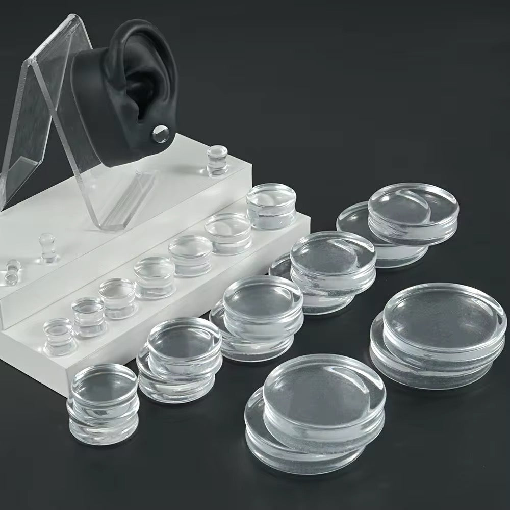 Extra Big Acrylic Plugs | Double Flare | 8G - 50mm