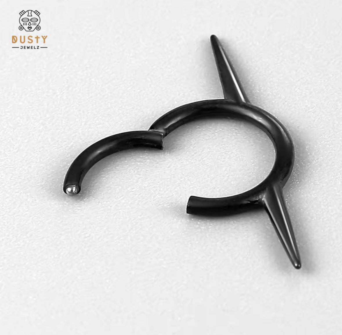 Tusk Spike Hinged Septum Ring Clicker G23