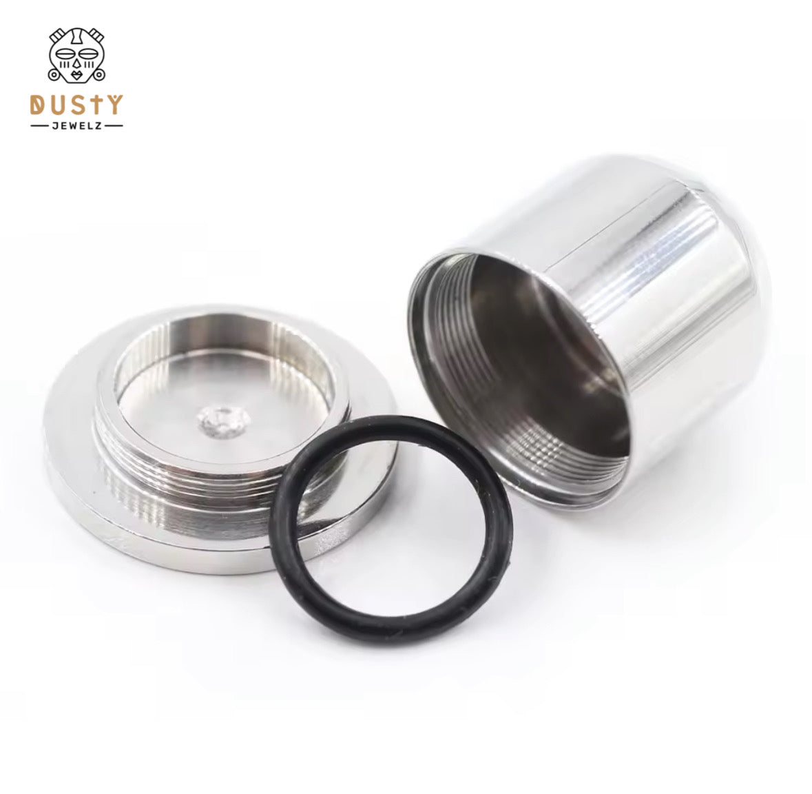 Large Single Flare SILVER Steel Plugs | Dead Stretching | 1mm Increments