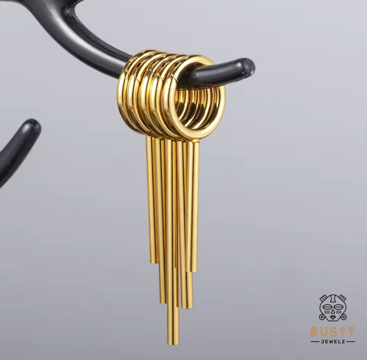 Sun Ray Multi Ring Stack For Stretched Ears | Clicker Stacking Rings