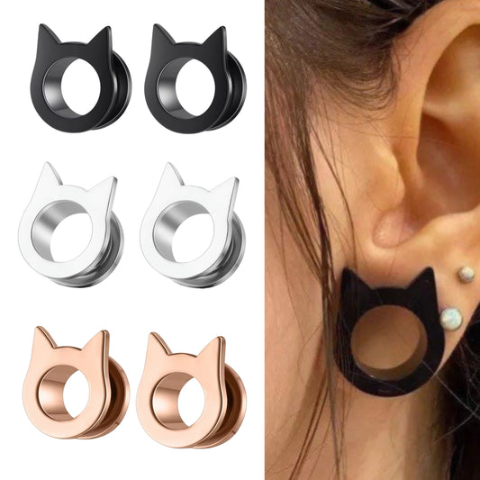 Kitty Cat Steel Tunnels | SCREW FIT Cats Plugs