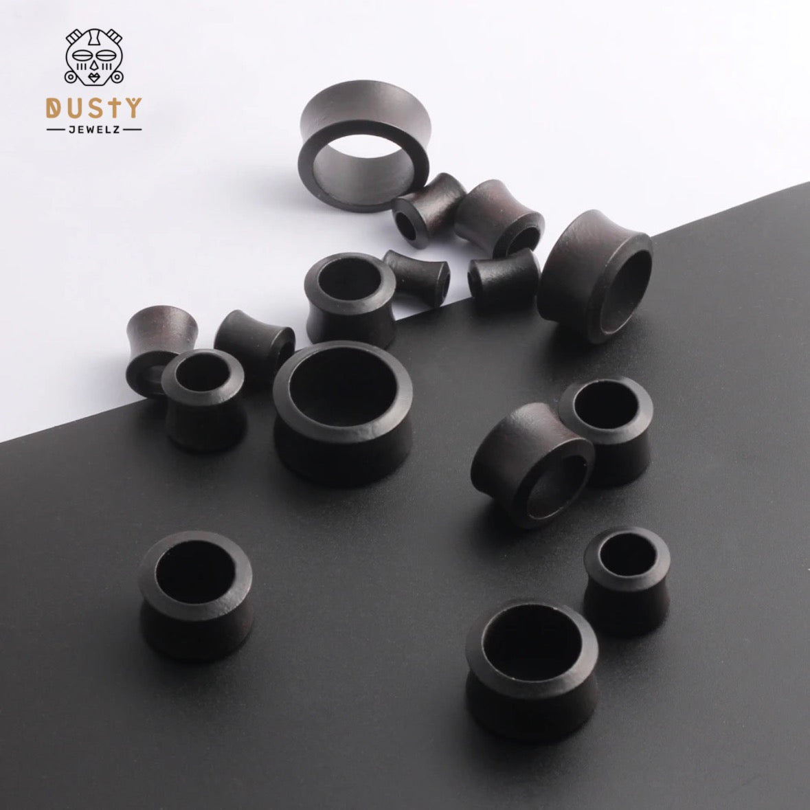 Organic Areng Wood Tunnels | Double Flare