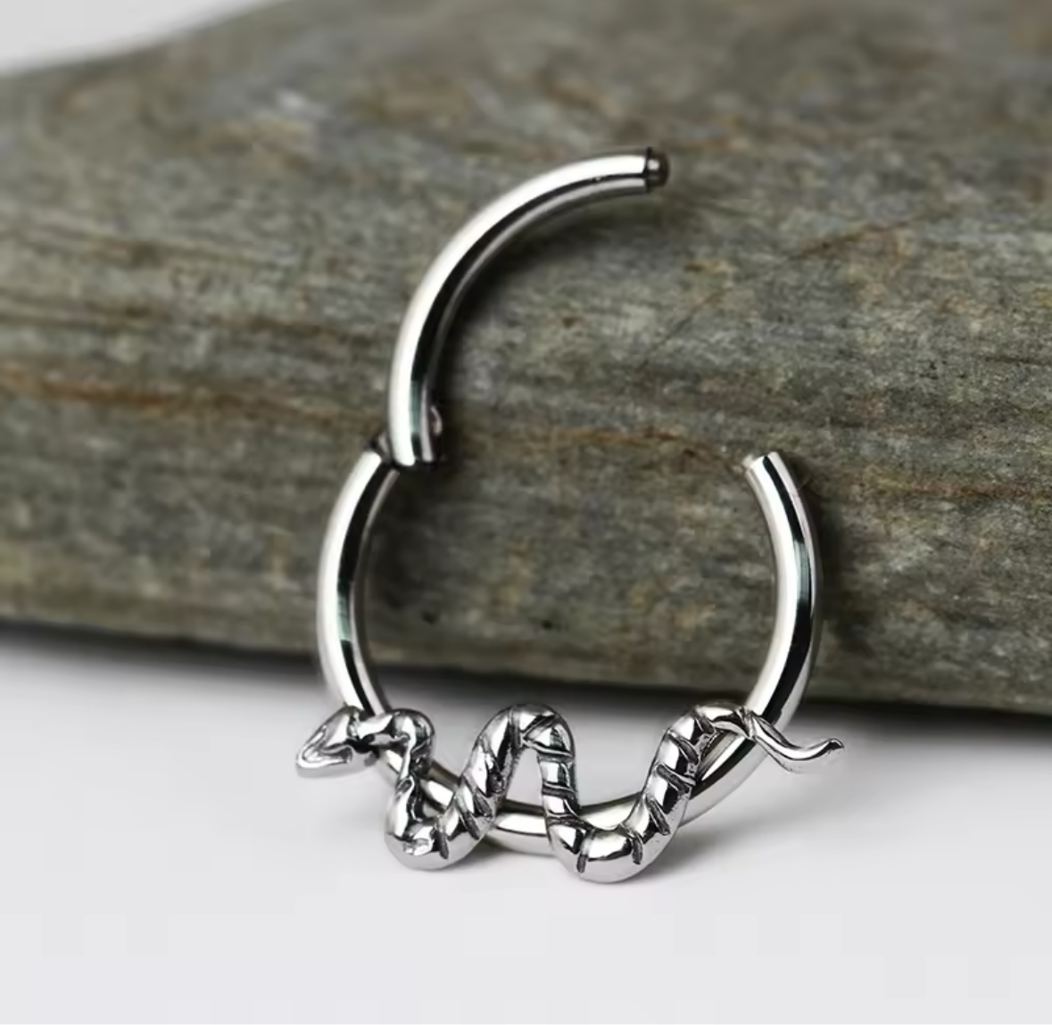 Snake Clicker | Hinged Septum Ring