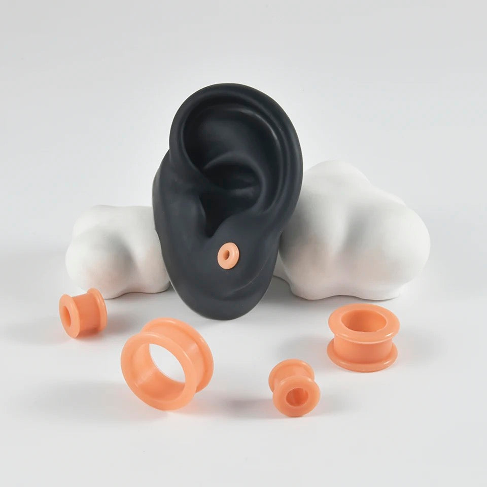 Extra Big Silicone Tunnels | Flexible Plugs | 3mm-76mm