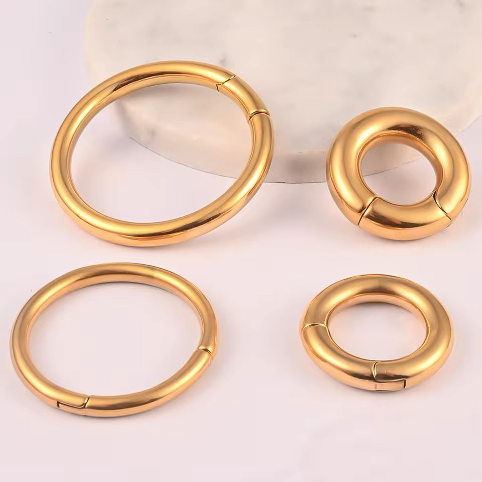 Classic Hoop Ear Weights | Lobe Hangers
