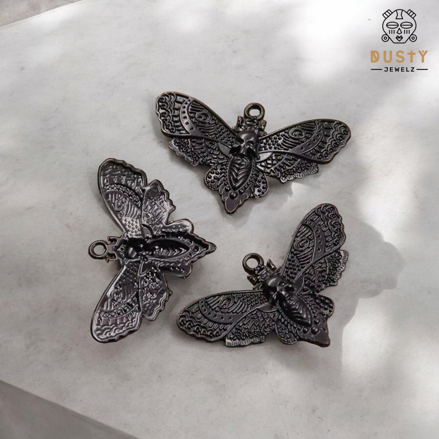 Death Moth Charm | DIY Tunnels and Plugs Compatible