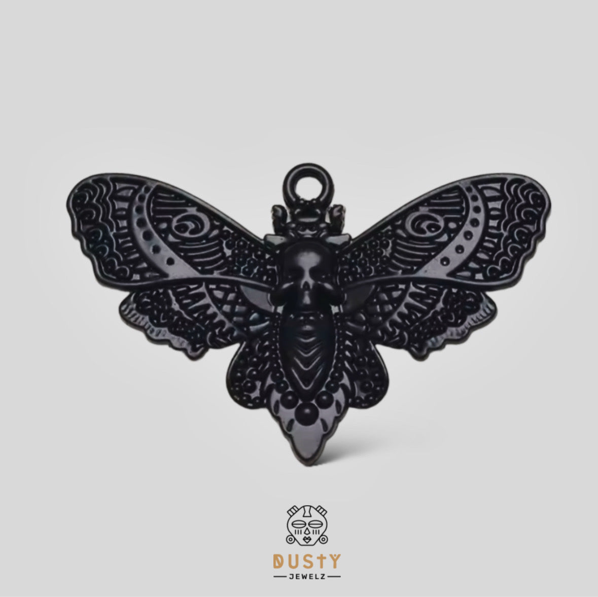 Death Moth Charm | DIY Tunnels and Plugs Compatible