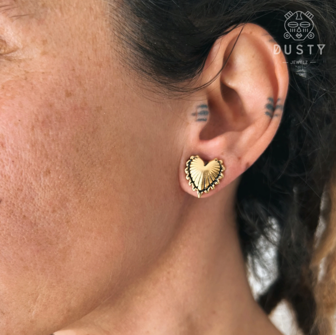 Sacred Heart Saddles Spreaders | Mexican Milagro Ear Hangers