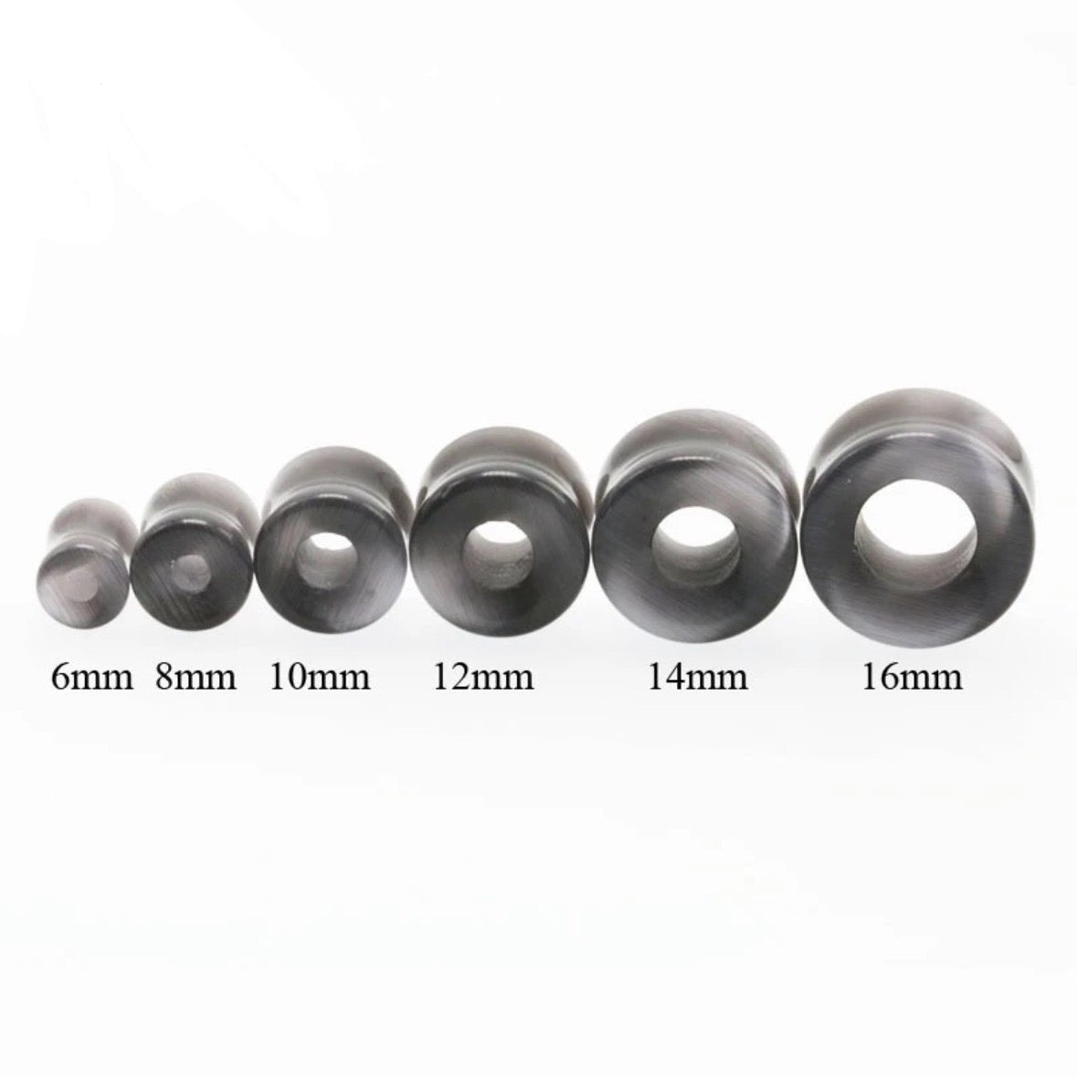 Cat Eye Stone Tunnels | Double Flare Plugs - DustyJewelz