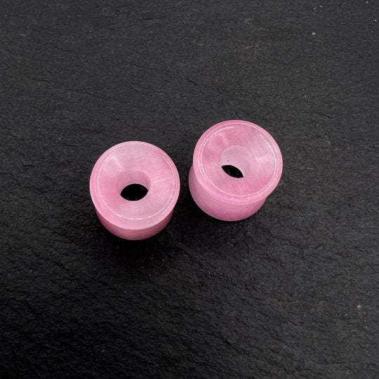 Cat Eye Stone Tunnels | Double Flare Plugs - DustyJewelz