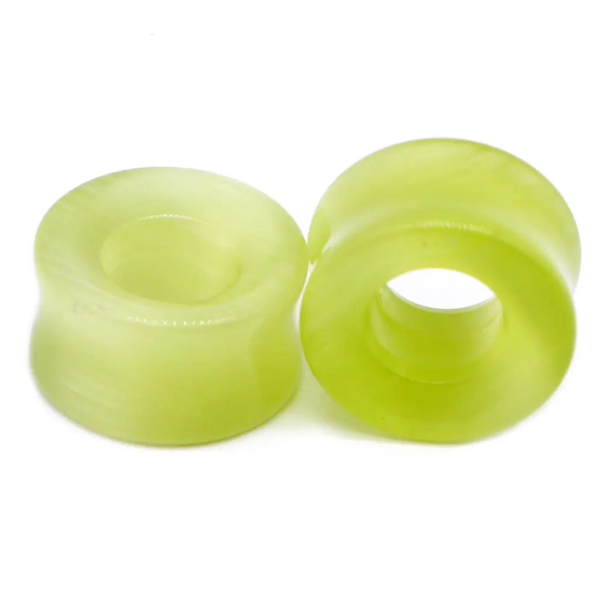 Cat Eye Stone Tunnels | Double Flare Plugs - DustyJewelz