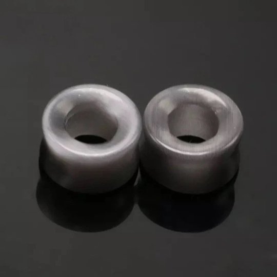 Cat Eye Stone Tunnels | Double Flare Plugs - DustyJewelz