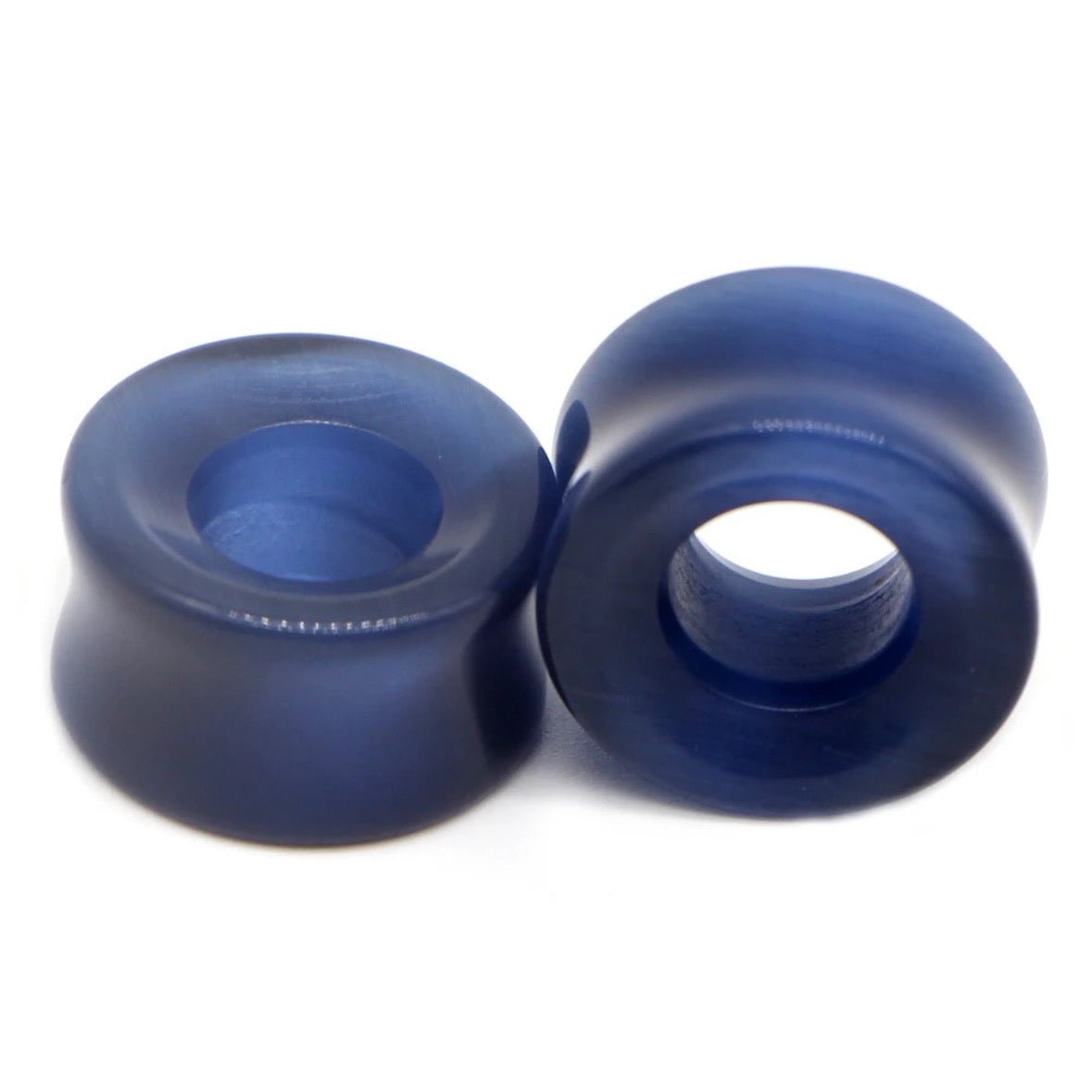 Cat Eye Stone Tunnels | Double Flare Plugs - DustyJewelz
