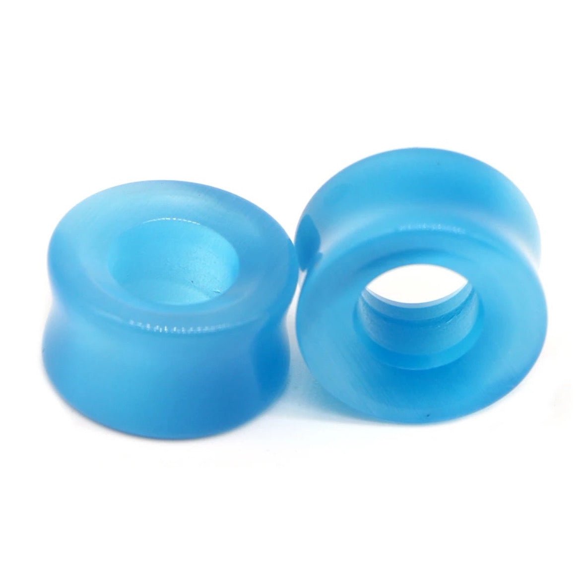 Cat Eye Stone Tunnels | Double Flare Plugs - DustyJewelz