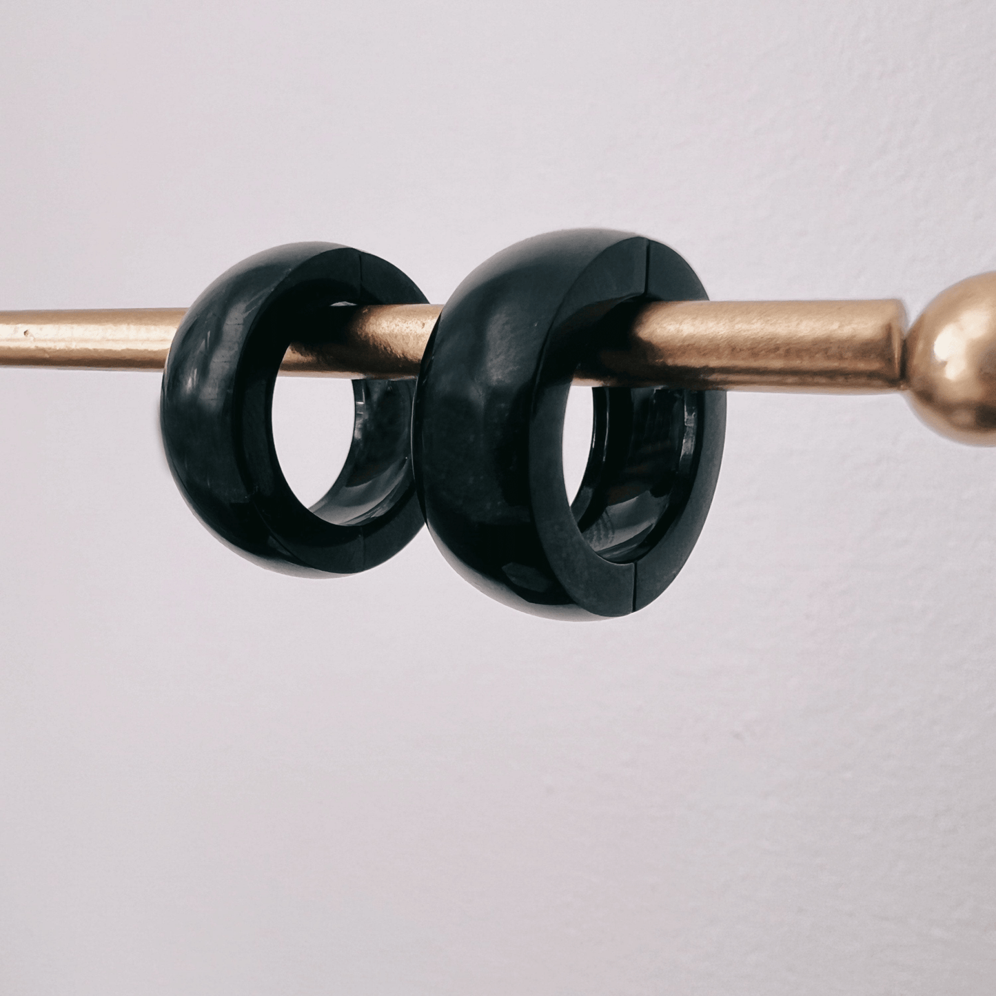 Chunky Circle Ear Weight | Lobe Hoop Hanger - DustyJewelz