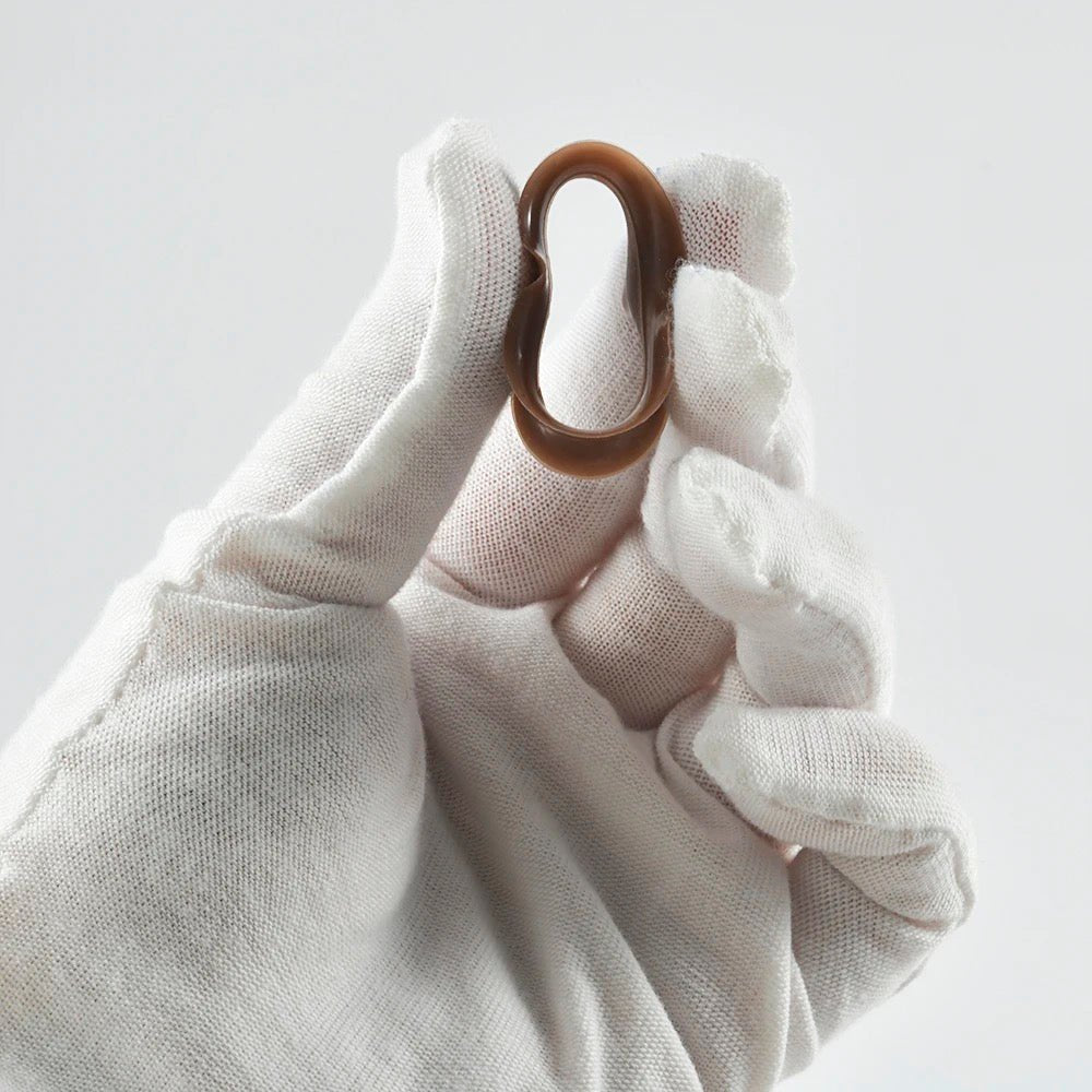 Dark Brown Silicone Ear Skins | Flexible Tunnels | Skin Tone - DustyJewelz